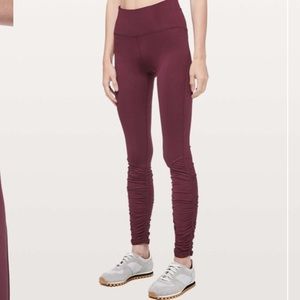 Lululemon Ready To Rulu Tight *28" Dark Adobe